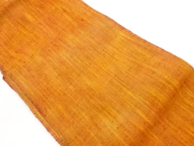 JAPANESE KIMONO / VINTAGE NAGOYA OBI / MAWATA TSUMUGI / WEAVE PATTERN